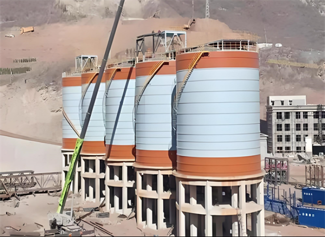 宿城高架钢板仓