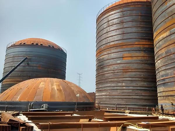 宿城焦粉钢板仓